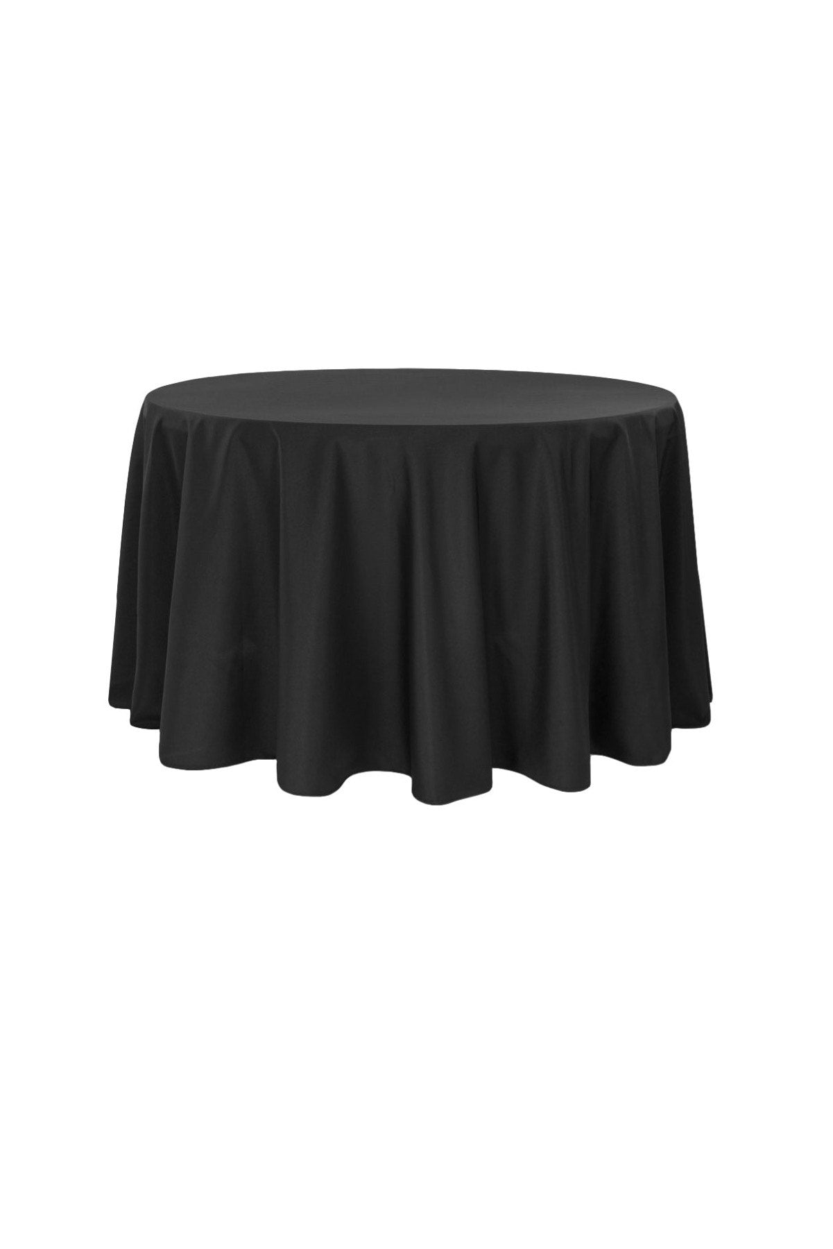 Black 120 Round Table Linen