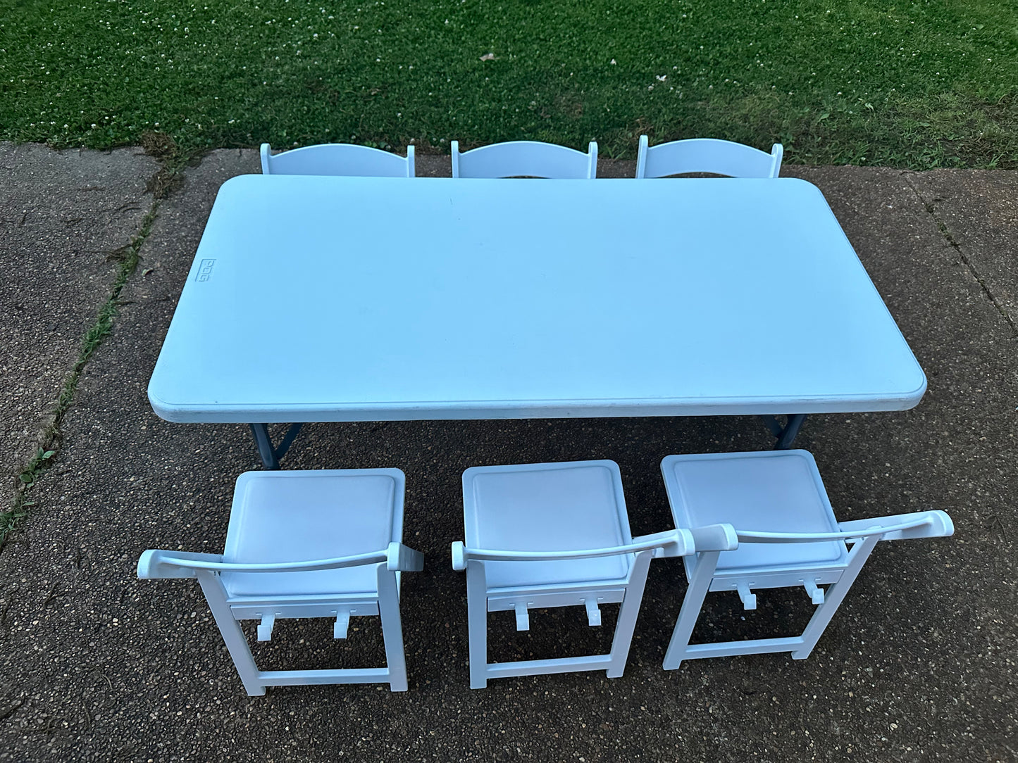 Child Table & Resin Chair Rental Bundle